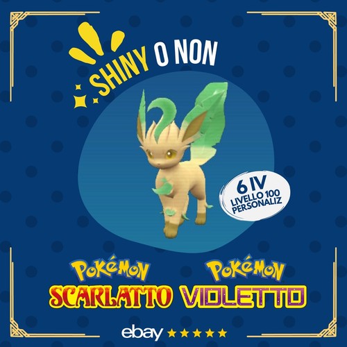 Leafeon shiny non 6 iv - leafeon,