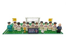 Miniature Calcio BOLOGNA 2024/25 Coppa Italia Castro Ndoye Italiano Lego