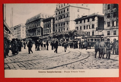 Cartolina genova sampierdarena - genova,