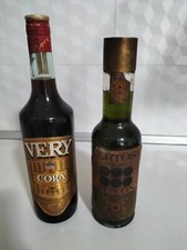 aperitivo very cora 18%  ,1 litro e liquore certosa buton 750 gr vintage