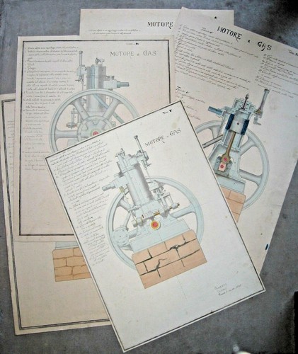 Motore gas disegno - a,