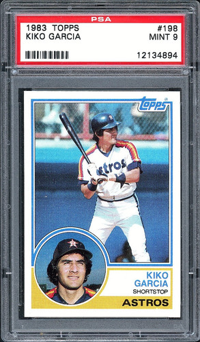 1983 topps kiko garcia 198 - kiko,