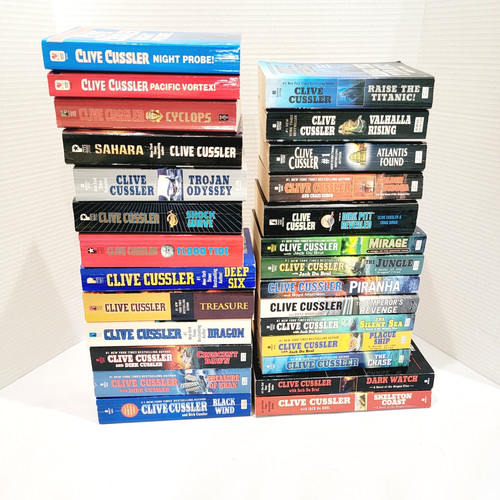 Large lot clive cussler - large,