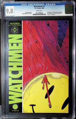 Watchmen cgc 9 8 - cgc, 9.8