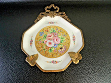 Piatto in porcellana floreale