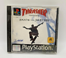 Thrasher Skate and Destroy PS1 Sony Playstation 1 PAL EUR gioco usato italiano