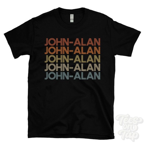 Maglietta john alan ripetuta - maglietta, john-alan