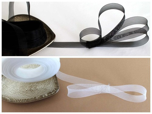 Fascia rete crinolina nera - fascia,