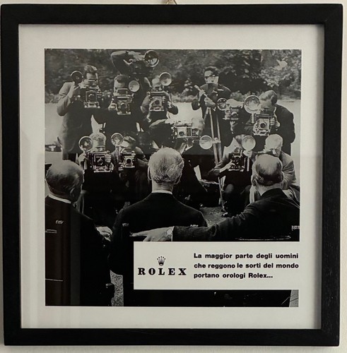 Rolex ristampa pubblicita - rolex, pubblicita'
