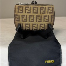 Fendi Zucca Canvas Coin Pouch