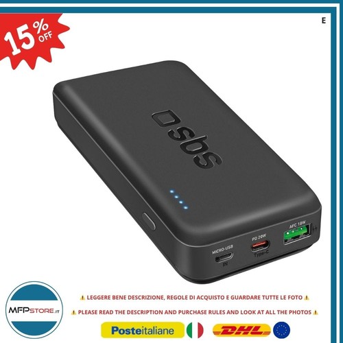 Sbs power bank 20000 mah - sbs,