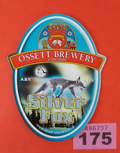 Beer pump clip badge ossett - beer,