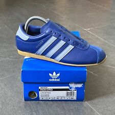 Adidas Originals Rekord UK6.5 / US7 2002 blu rare vintage nuove OG NUOVE CON SCATOLA scamosciate