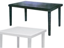 TAVOLO IN RESINA BOHEME CM.90X90XH74 TAVOLI ARREDO GIARDINO ARREDAMENTO ESTERNO
