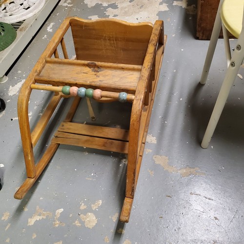 Sedia dondolo vintage - sedia, a