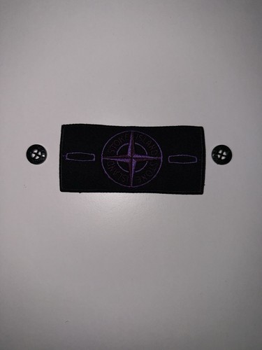 Patch stone island - stone, violet