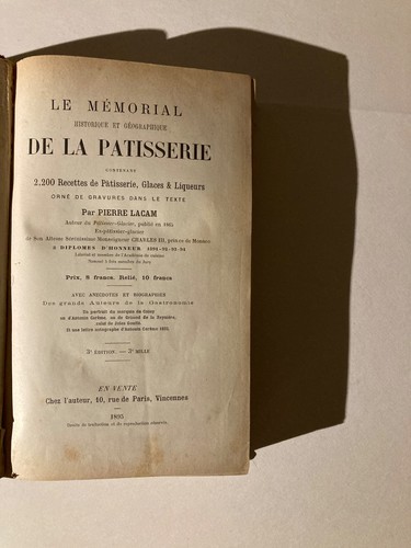 Pâtisserie cuisine p - p, lacam