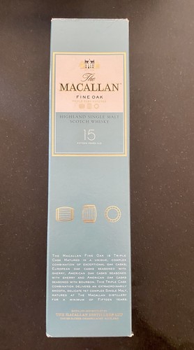 Macallan 15yr empty - empty, bottle