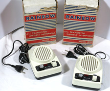 PRL) 2 INTERFONO RAINBOW MODEL R-1L TRANSISTOR WIRELESS INTERCOM INTERPHONE