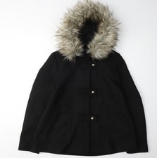 Cappotto parka donna Zara nero