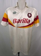 Giuseppe Giannini 1990/1991 Match-Worn As Roma maglia indossata originale away
