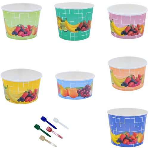 Tazza gelato cartone rotonda