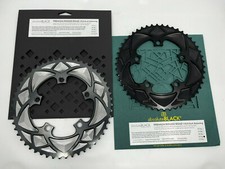 AbsoluteBlack BCD110x5 Premium 2x corona rotonda da strada (nero/grigio)