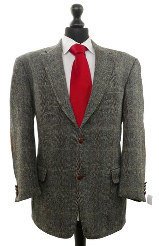 Giacca harris tweed grigia - harris,