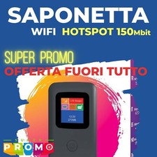 Router 4G Hotspot - Saponetta con Display - Fino a 150 Mbps - Connessione Wi-Fi