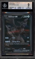 Pokemon Zekrom ex bullone nero