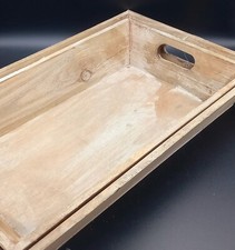 Set 2 Vassoi Legno Anticato