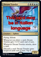 MTG DREAM TRAWLER EXC - PESCATRICE DI SOGNI - THB PP - MAGIC