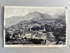 m) Cartolina formato piccolo Demonte Cuneo Valle Stura 1939 militare 