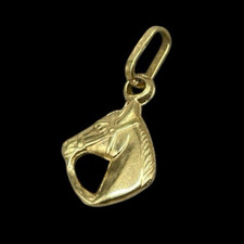 Ciondolo charm cavallo - ciondolo, 18k