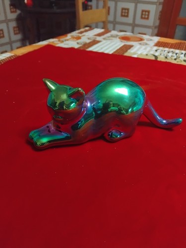 Elegante gatto ceramica - elegante, in