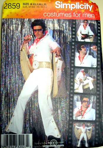 Costume elvis simplicity 2859 - costume,