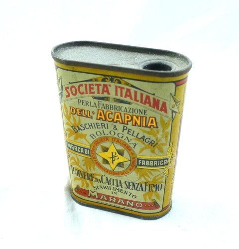 Scatola latta polvere da - latta,