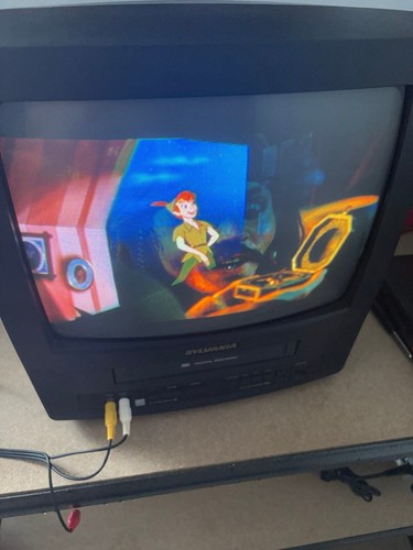 Sylvania crt vcr vhs - tv,