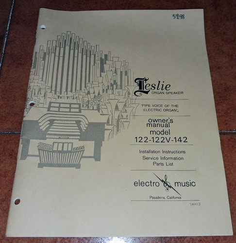 Leslie organ speaker - organ,