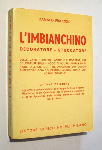 Manuali hoepli l - hoepli, l'imbianchino
