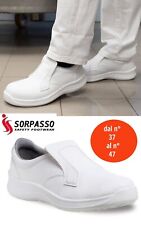 Scarpe da lavoro Chef Cuoco Cameriere Sorpasso S2 Bianco Antinfortunistica SC