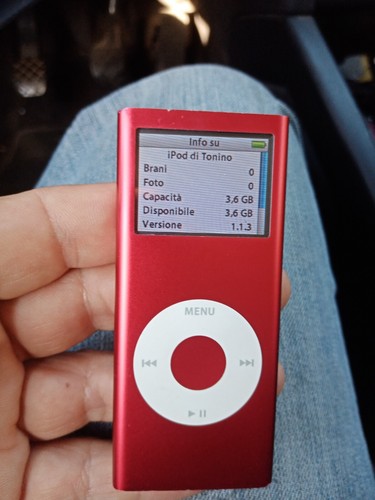 Apple ipod nano red - apple, rosso