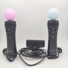 Coppia Controller PS Move Sony Playstation 3 colore nero (PS3) + PS eye
