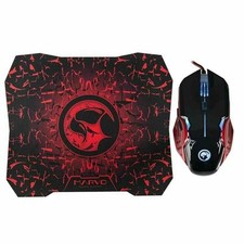 Mouse da Gaming USB 2.0 con Filo 6 Tasti + Tappetino Antiscivolo Kit MARVO M416