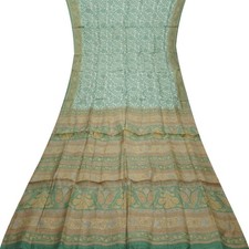 Sari Vintage Teal 100% Sete