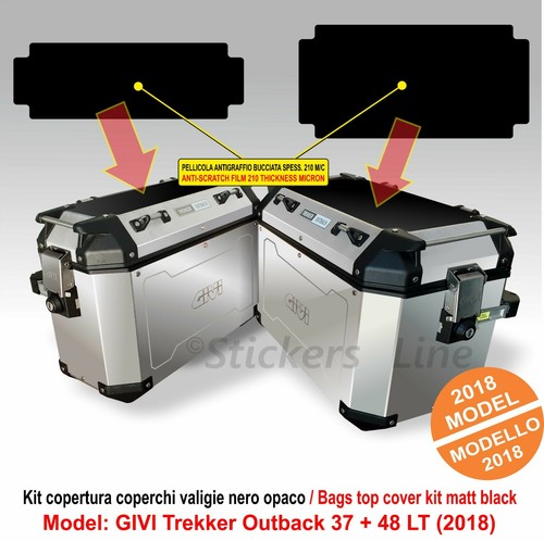 Adesivi coperchi valigie givi - adesivi,