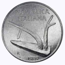 10 LIRE 1989 SPIGHE REPUBBLICA