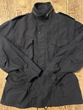 Alpha Inndustries M-65 Giacca Jacket Coat Weather Nera Made Usa Tg L Regular