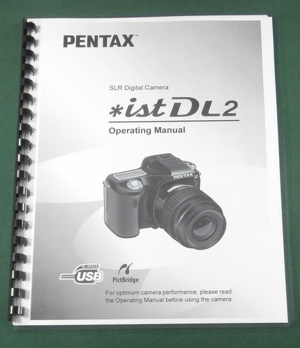 Pentax ist dl2 manuale uso - pentax, d'uso