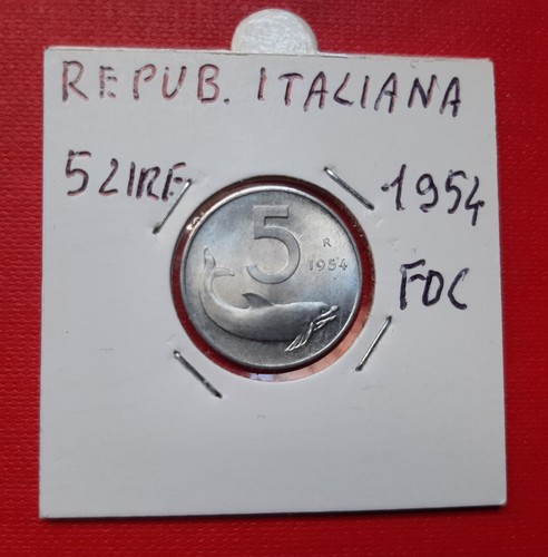 Lire 1954 delfino - lire, firma